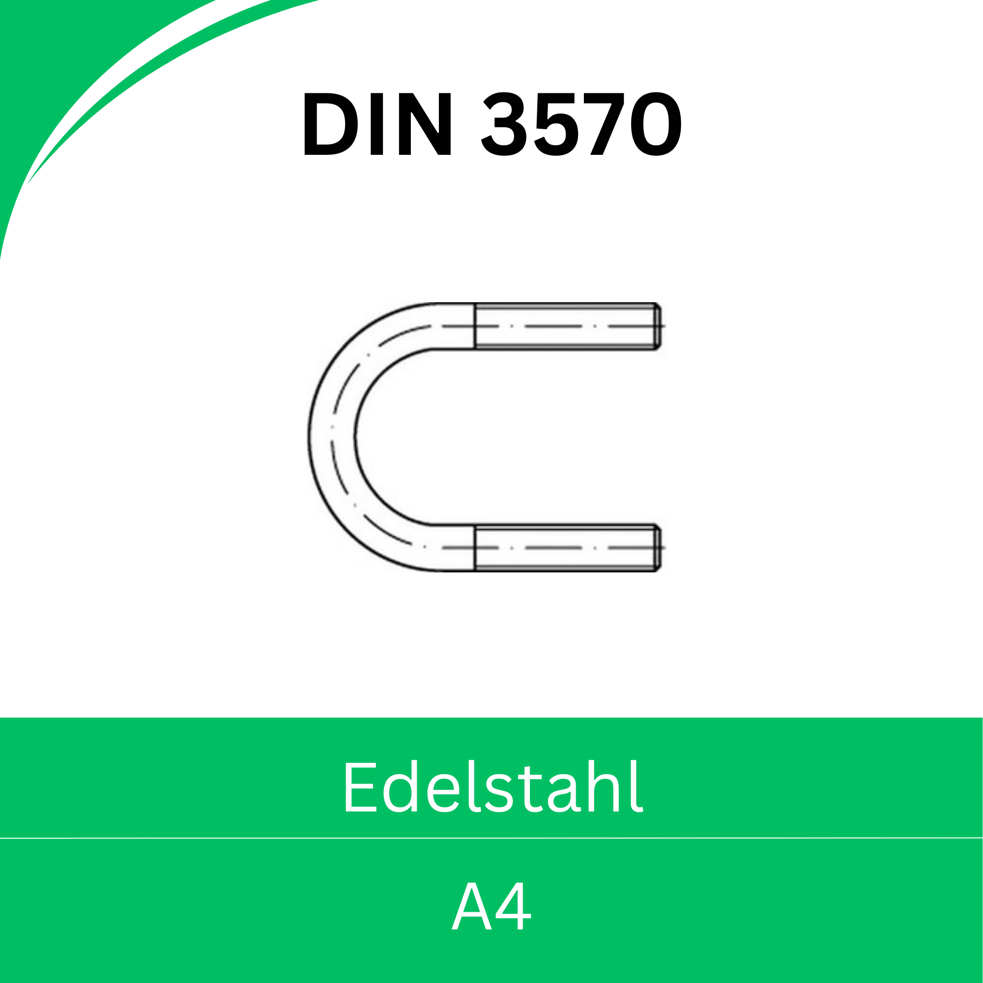 Bild für Kategorie ➤ Kategorie: DIN 3570 ➤ Rundstahlbügel (Edelstahl A4)